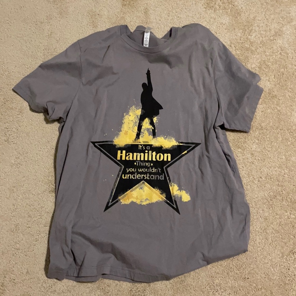 Hamilton musical tshirt